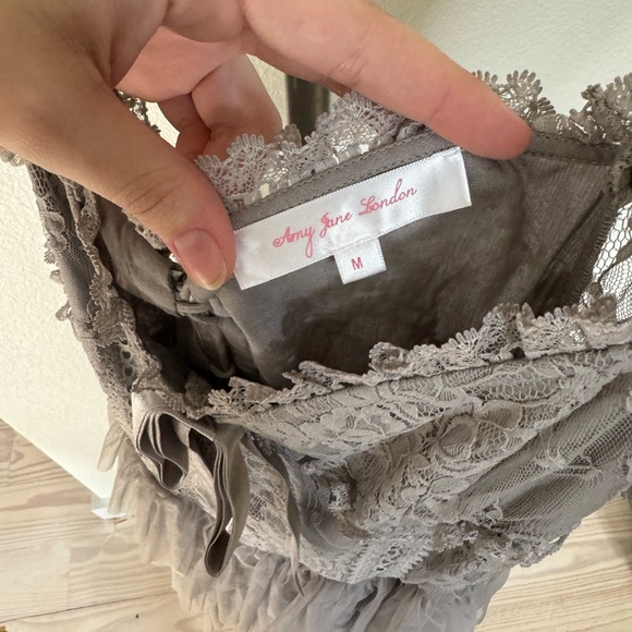 Amy Jane London Sofia Maxi Dress in Grey - Picture 2 of 9